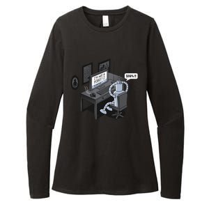 Robot Problems Womens CVC Long Sleeve Shirt