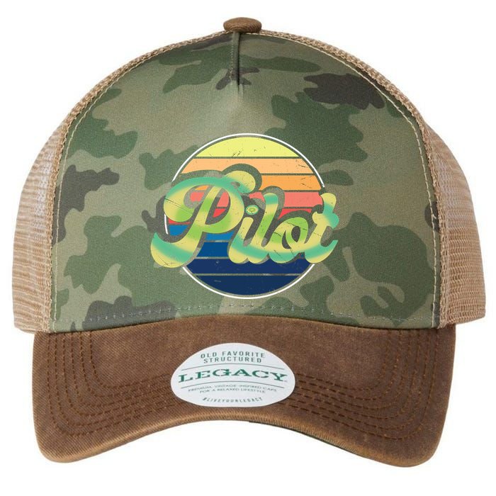 Retro Pilot Legacy Tie Dye Trucker Hat