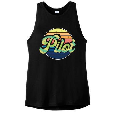 Retro Pilot Ladies PosiCharge Tri-Blend Wicking Tank