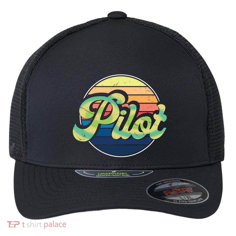 Retro Pilot Flexfit Unipanel Trucker Cap