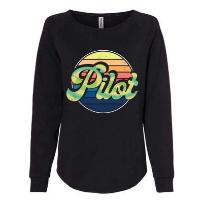 Retro Pilot Womens California Wash Sweatshirt