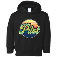 Retro Pilot Toddler Hoodie
