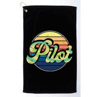 Retro Pilot Golf Towel