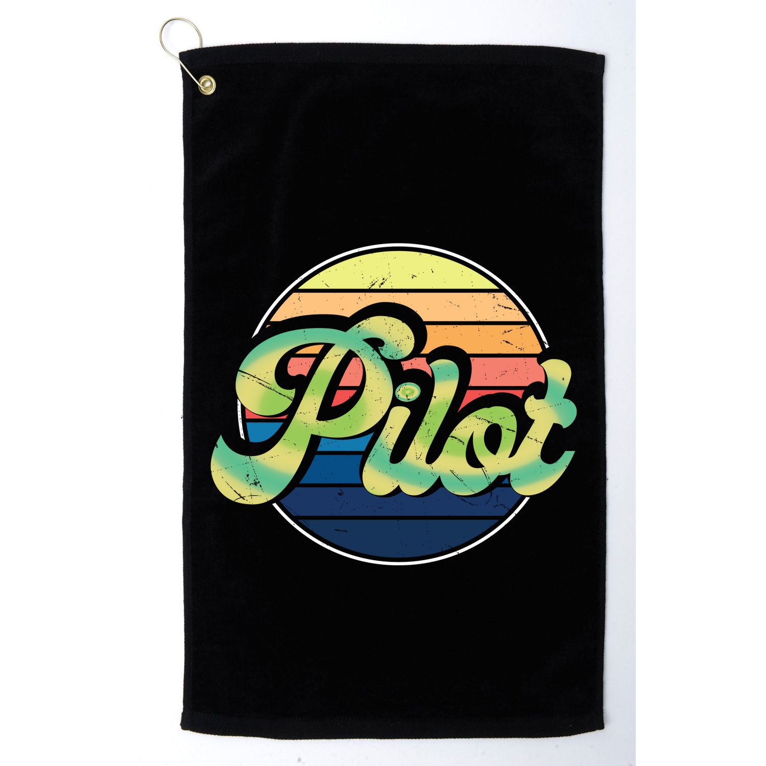 Retro Pilot Golf Towel