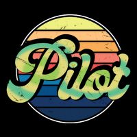 Retro Pilot Women's V-Neck T-Shirt