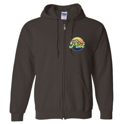 Retro Pilot Full Zip Hoodie