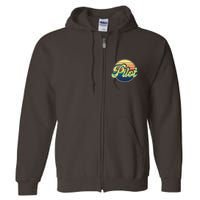 Retro Pilot Full Zip Hoodie
