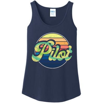 Retro Pilot Ladies Essential Tank