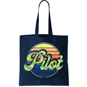 Retro Pilot Tote Bag