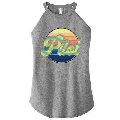 Retro Pilot Women's Perfect Tri Rocker Tank