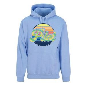 Retro Pilot Unisex Surf Hoodie