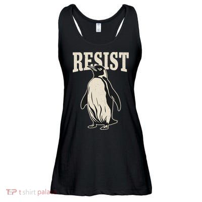 Resist Penguin Ladies Essential Flowy Tank