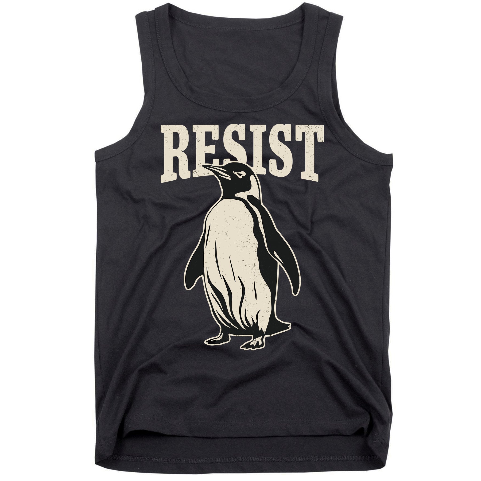 Resist Penguin Tank Top