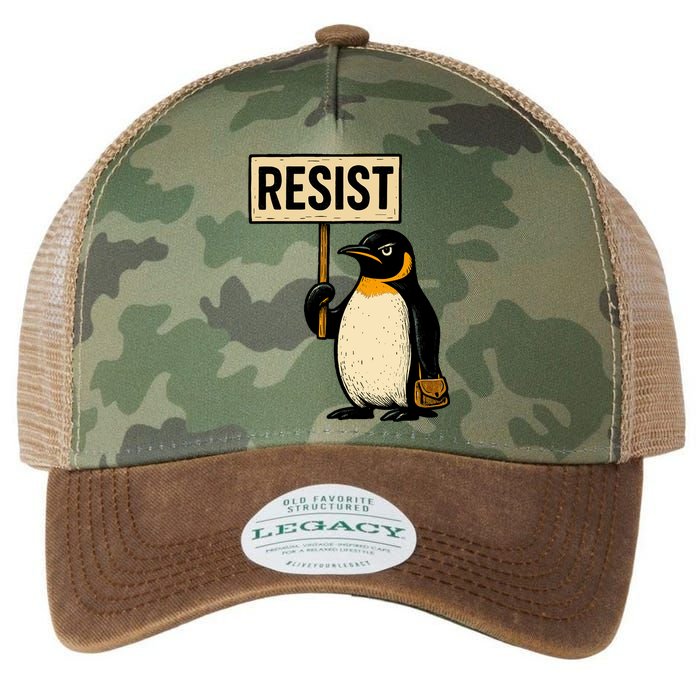 Resist Penguin Legacy Tie Dye Trucker Hat
