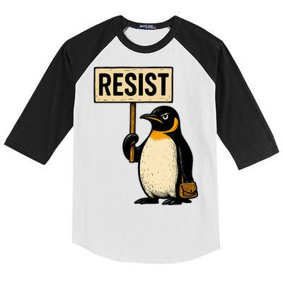 Resist Penguin Kids Colorblock Raglan Jersey