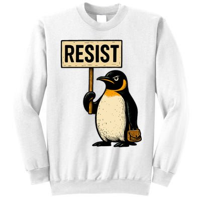 Resist Penguin Sweatshirt