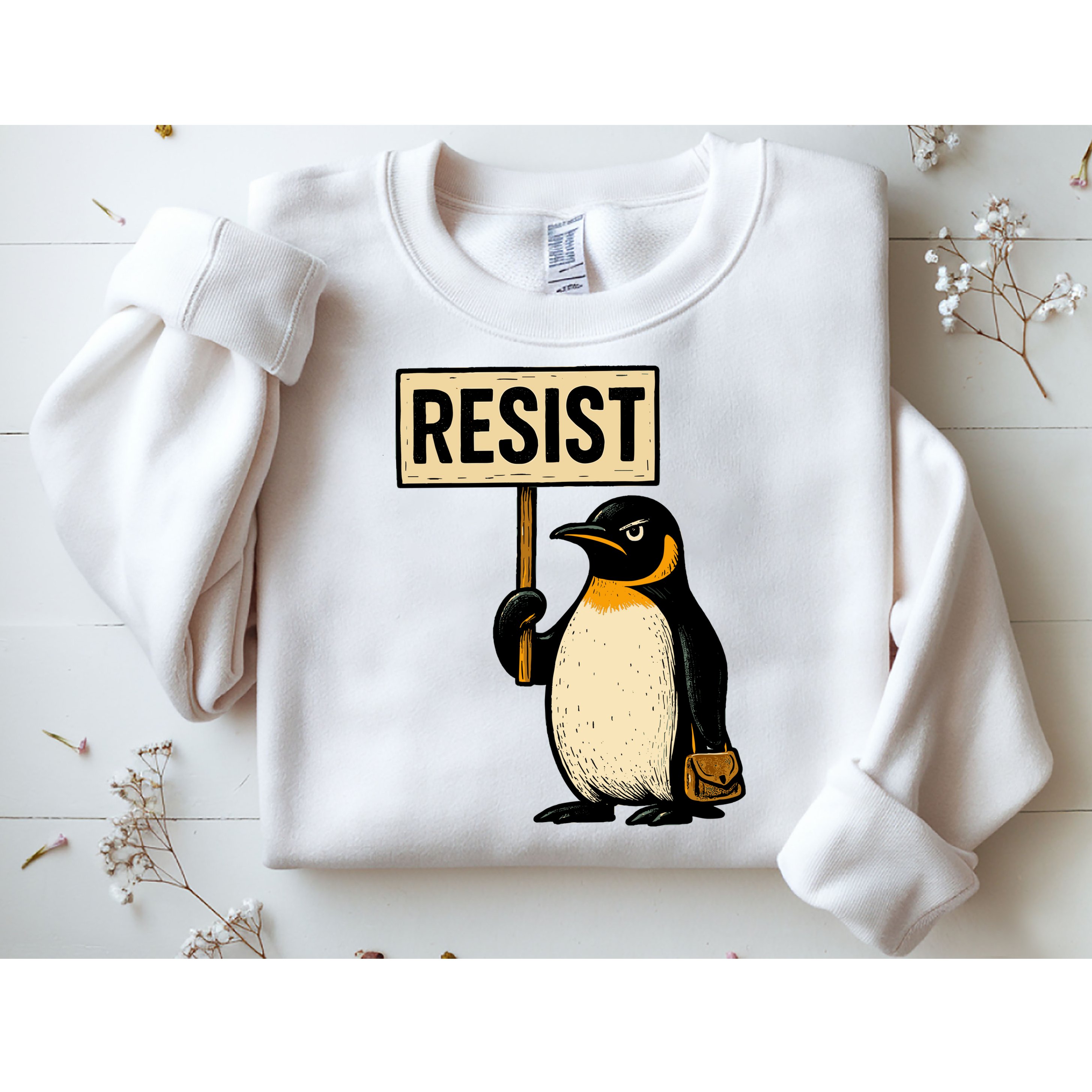 Resist Penguin Sweatshirt