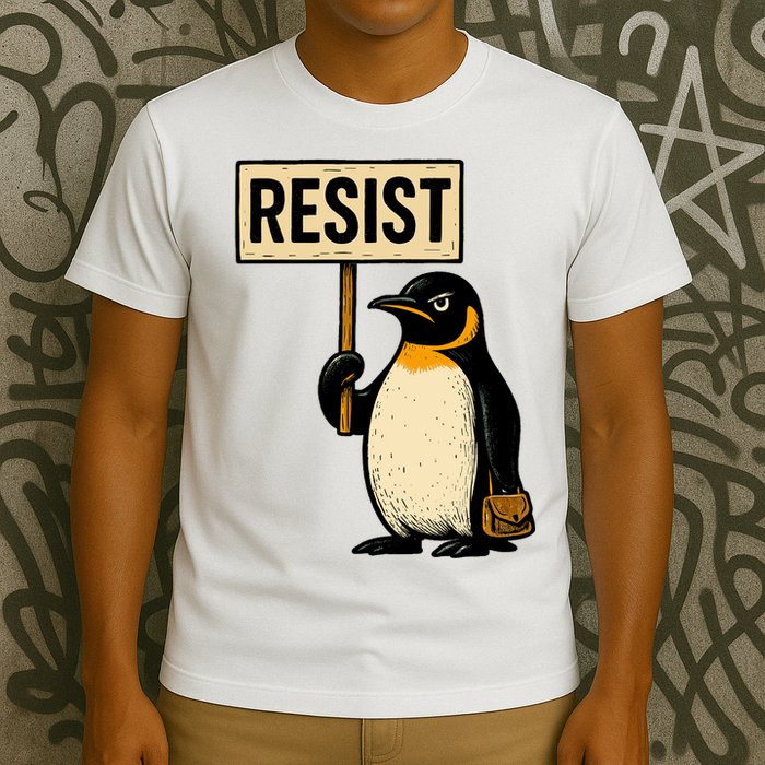 Resist Penguin T-Shirt