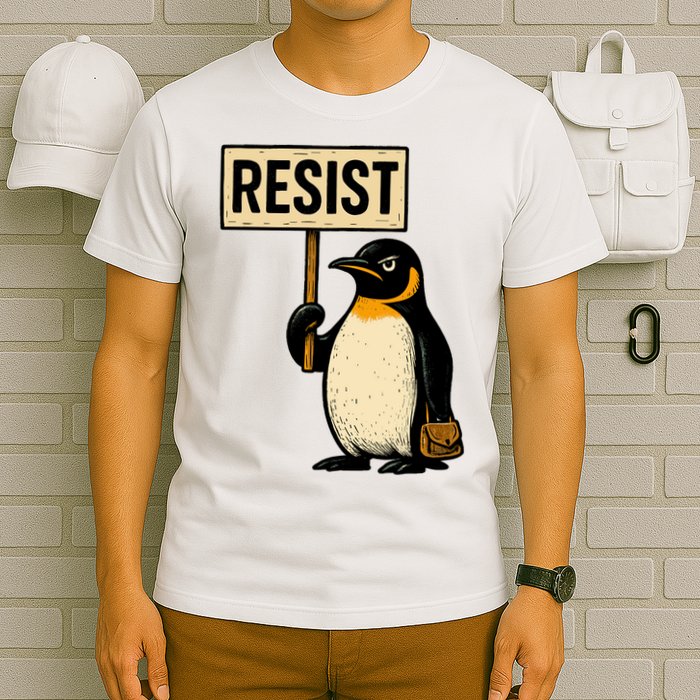 Resist Penguin T-Shirt