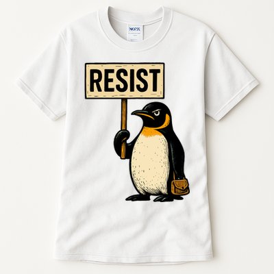 Resist Penguin Tall T-Shirt