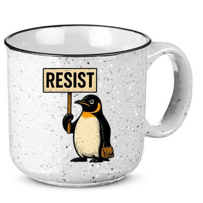 Resist Penguin 15oz Campfire Ceramic Mug