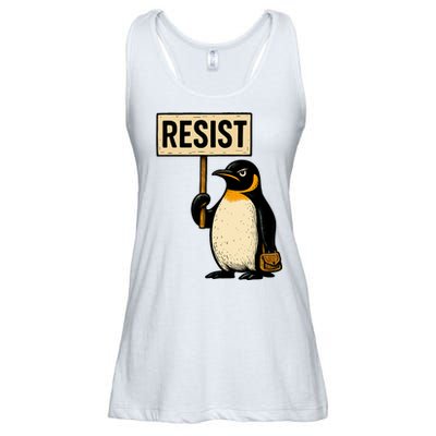 Resist Penguin Ladies Essential Flowy Tank