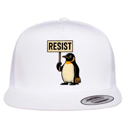 Resist Penguin Flatbill Hat