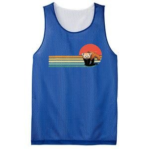 Red Panda Retro Red Panda Zoo Animal Red Panda Lover Mesh Reversible Basketball Jersey Tank