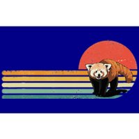 Red Panda Retro Red Panda Zoo Animal Red Panda Lover Bumper Sticker