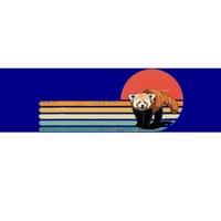 Red Panda Retro Red Panda Zoo Animal Red Panda Lover Bumper Sticker