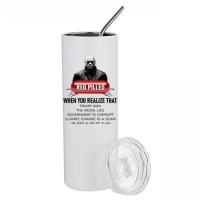 Red Pilled Stainless Steel Tumbler