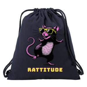 Rattitude Pi.N.K. Rat Sunglasses Dancing Drawstring Bag