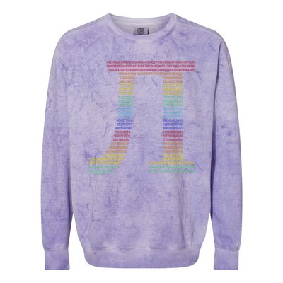 Rainbow Pie Colorblast Crewneck Sweatshirt