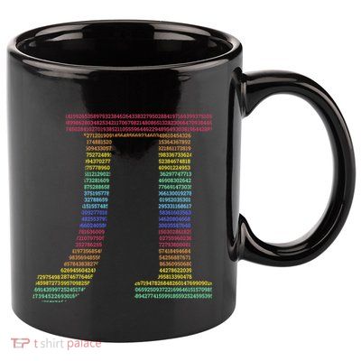 Rainbow Pie 11oz C Handle Ceramic Mug