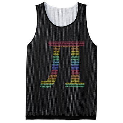 Rainbow Pie Mesh Reversible Basketball Jersey Tank