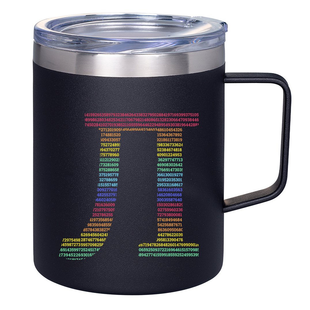 Rainbow Pie 12oz Stainless Steel Coffee Mug