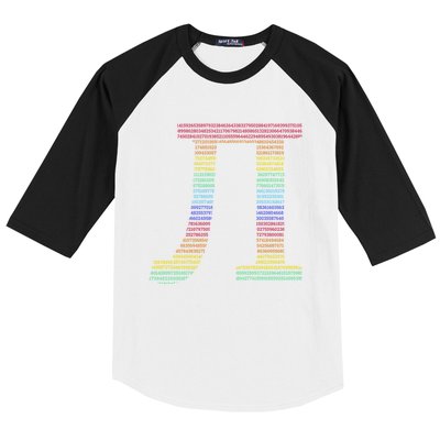Rainbow Pie Baseball Sleeve Shirt
