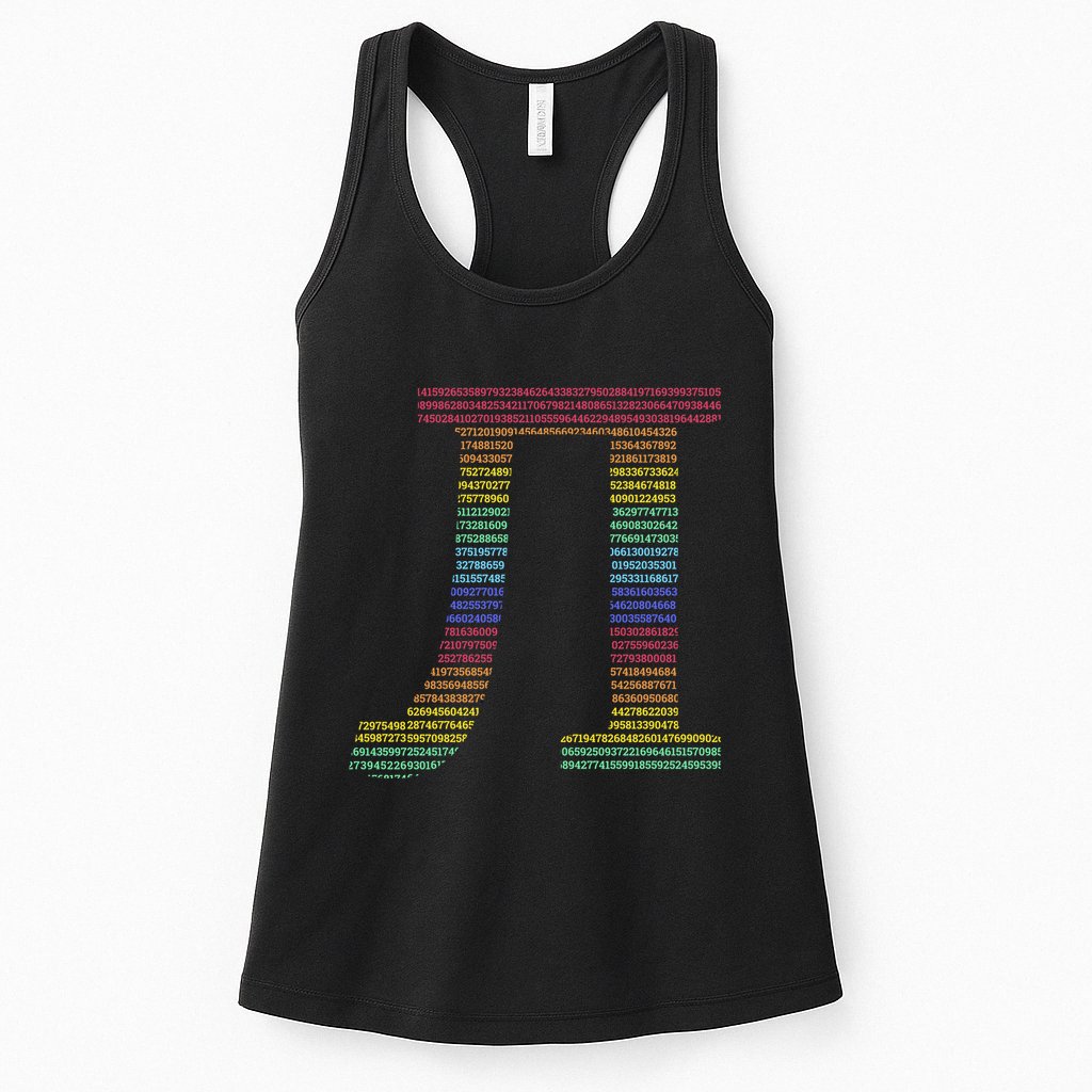 Rainbow Pie Womens Tank Top