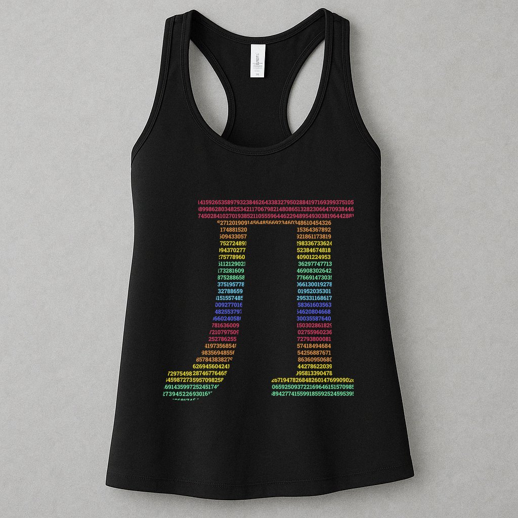 Rainbow Pie Womens Tank Top