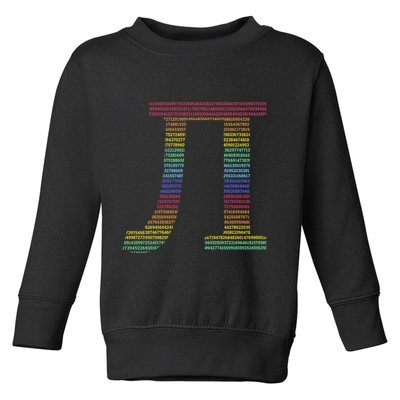 Rainbow Pie Toddler Sweatshirt