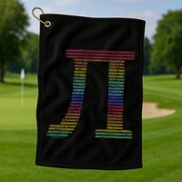 Rainbow Pie Golf Towel