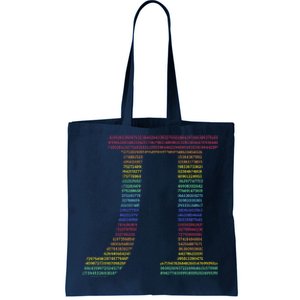 Rainbow Pie Tote Bag