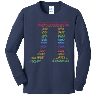 Rainbow Pie Kids Long Sleeve Shirt