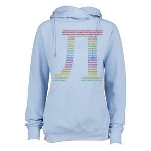 Rainbow Pie Womens Funnel Neck Pullover Hood