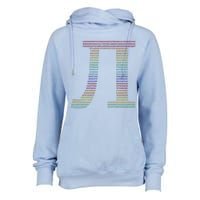 Rainbow Pie Womens Funnel Neck Pullover Hood