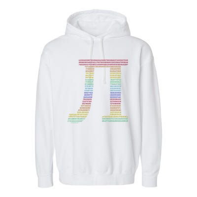 Rainbow Pie Garment-Dyed Fleece Hoodie