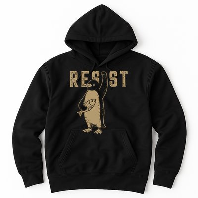 Resist Penguin Hoodie