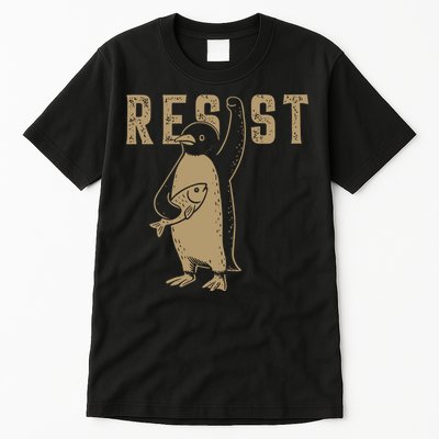 Resist Penguin Tall T-Shirt