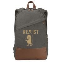 Resist Penguin Cotton Canvas Backpack