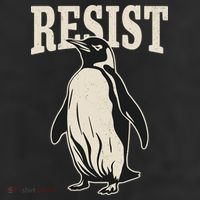 Resist Penguin 11oz C Handle Ceramic Mug